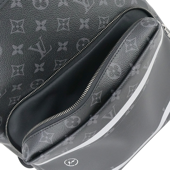 Louis Vuitton Backpack Apollo Fragment Monogram Eclipse Flash Black Silver - Picture 7 of 11